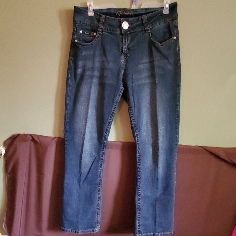 Boyfriend style jeans.